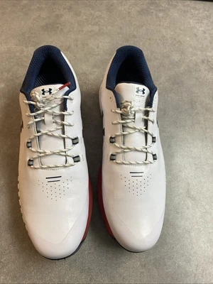 Zapatos de golf Under Armour HOVR para hombre clavos blancos, talla 12 Foto 1 de 4