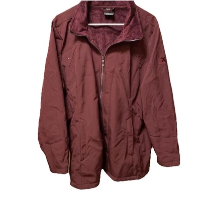 Zero Xposur Ladies Coat XXL Purple And Lined In Soft Purple Fur - Image 1 of 4