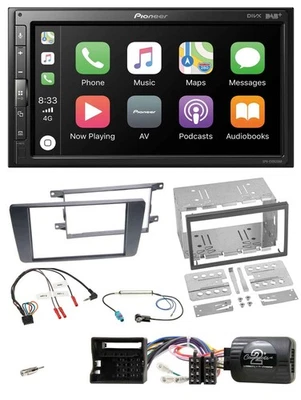 Pioneer USB Lenkrad DAB 2DIN Bluetooth Autoradio für Skoda Octavia 04-13 Scout - Bild 1 von 4