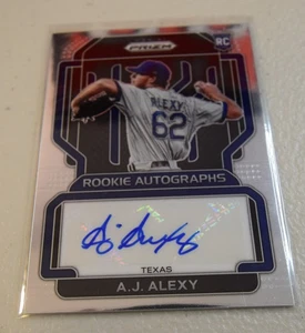 2022 Prizm Rookie Autograph AJ Alexy Rangers RC Rookie AUTO - Picture 1 of 2