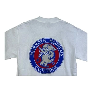 Vintage Mammoth Mountain Lake Tahoe Ski Resort Single Stitch Medium 80s - Picture 1 of 13