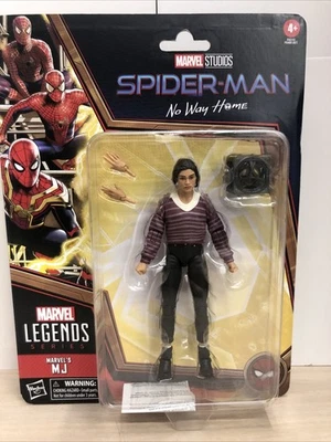 Figura de acción Marvel Legends Spider-Man No Way Home MJ 6" Zendaya Michelle Jones Foto 1 de 4