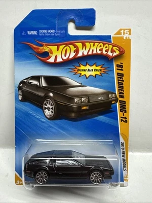 (A2) Hot Wheels '81 DeLorean DMC-12 15/240 черный 10 спиц комбинированная доставка сделка! - Изображение 1 из 4
