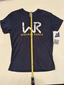 Next Level ‘Whiskey Ranch’ Shirt Men L - Graphic Tee (60/40 Blend) Navy Blue - Picture 1 of 3