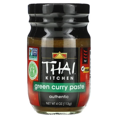 Pasta de curry verde, quente, 4 oz (113 g) - Imagem 1 de 3