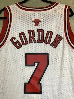 Chicago Bulls Adidas NBA #7 Gordon Men’s Large Jersey Length +2 - Image 1 of 4