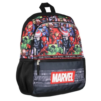 Avengers Spider-Man Captain America Hulk 16" Book Bag School Travel Backpack - Image 1 of 4