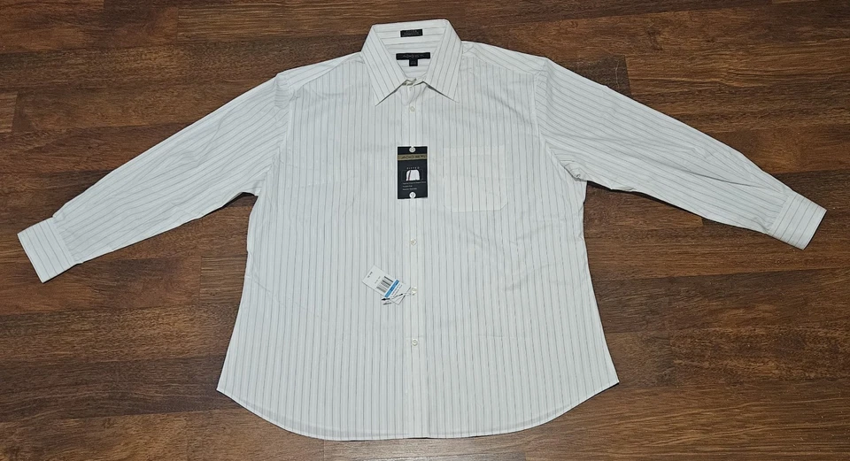 NWT AXIST mens dress shirt RV$40 SIZE 17.5x33 LXL27 - Image 1 of 4