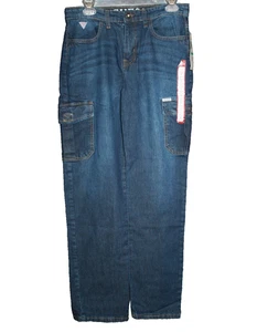 Guess Boys Carpenter Adjustable Waist Denim Jeans Blue Size 16 NWT NEW - Picture 1 of 2