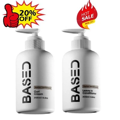 Base Santal Sandalwood Curl Cream, Leave-In Conditioner for HairCar e  - Image 1 of 4