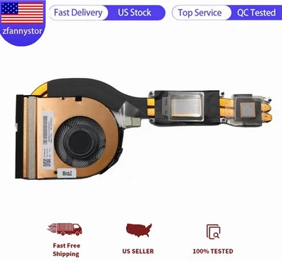 01YR202 For Lenovo Thinkpad T480 T470 SWG CPU Cooling Fan Heatsink 01YR201-USK - Image 1 of 3