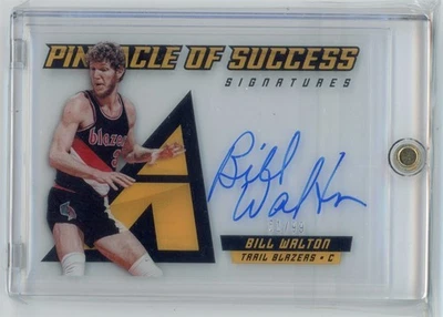 2013-14 Pinnacle BILL WALTON /99 On Card 自动醋酸纤维 #39 BLAZERS HOF N138 — 第 1/3 张图片