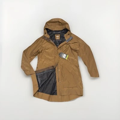 Chaqueta de lluvia REI Pike St Trench para mujer L con capucha a prueba de viento impermeable gabardina Foto 1 de 4