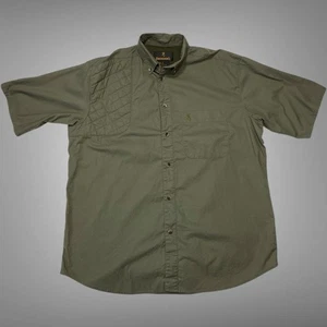 Browning Hunting Fishing Shirt Quilted Shoulder Shooting Men's Size XL Vented - Picture 1 of 12