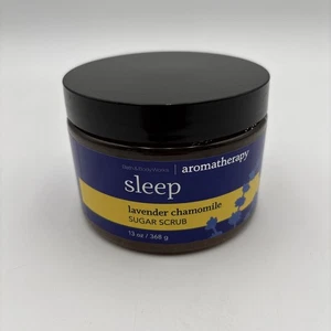 Bath & Body Works AROMATERAPIA Sueño LAVANDA MANZANILLA Exfoliante de Azúcar Sellado 13 OZ - Imagen 1 de 4