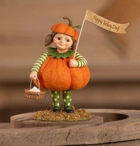 Bethany Lowe Thanksgiving Petunia Pumpkin Pie TD4163 Free Shipping - Picture 1 of 3