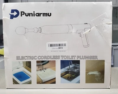 Electric Cordless Toilet Plunger, Remover For Bathroom, Kitchen Pipes Clog - Image 1 of 4