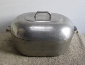 Vintage Wagner Ware Sidney -O- Magnalite 4267-M Aluminum 13 Qt Roaster w/ Lid - Picture 1 of 11