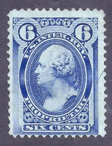 RB17a 6c Proprietary Violet Blue Silk Paper MNG Sound As Per Scan (5A40) - Picture 1 of 1