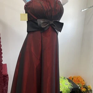 Bella Formals Venus Black/Red-Black Cocktail Evening Special Occasions Dress 2 - Picture 1 of 8