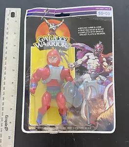 Galaxy Warriors THOR figurina anni 80 vintage MOTU He-Man Sungold SG mai aperta - Foto 1 di 18