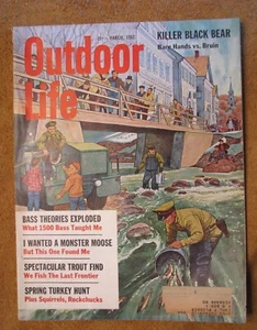 März 1962 Outdoor Life Magazin 176 Seiten - Killer Schwarzbär - Bild 1 von 5