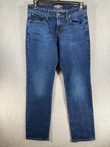 Lucky Brand Jeans Mens 31x32 Blue 221 Straight Original Preppy Dark Wash Denim - Picture 1 of 19