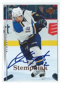 Lee Stempniak Signed 2007/08 Upper Deck Card #15 - Picture 1 of 1
