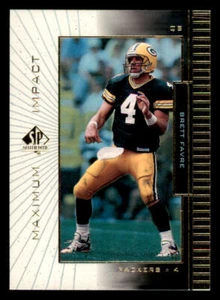 1999 SP Authentic Maximum Impact #MI10 Brett Favre - Picture 1 of 2