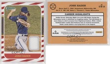 2021 Panini Donruss Retro 1987 Materials Red /99 Josh Hader #87M-JH