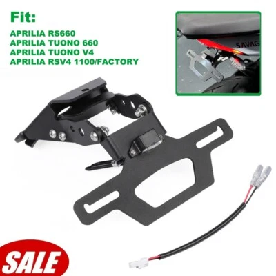 Kit Eliminador Guardabarros Trasero Plegable Para Aprilia RSV4 Tuono 660 Tuono V4 RS660 Foto 1 de 4
