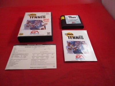 IMG International Tour Tennis (Sega Genesis, 1994) COMPLETE w/ Box manual game - Image 1 of 4