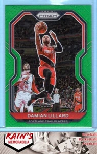 Damian Lillard 2020Panini Prizm "Green Prizms" #173 Portland Trail Blazers - Picture 1 of 2
