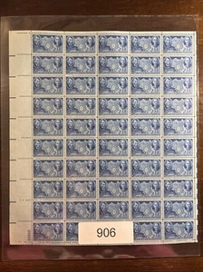 906 US Mint Sheet, 5 Cent Chinese Resistance, Sun Yat-sen, Abe Lincoln, Mint NH - Bild 1 von 3