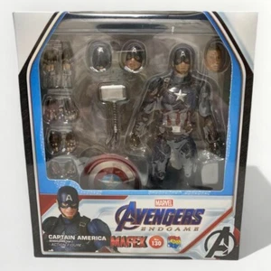 MAFEX No.130 Captain America Endgame Action Figure Medicom Toy Marvel MINT JP - Picture 1 of 8