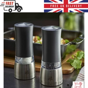 Peugeot Paris 16cm Duo Daman Electric Salt and Pepper Mill Table Set LIMITED!! - Picture 1 of 8
