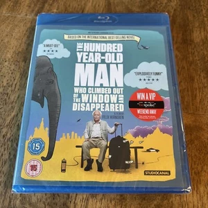 The 100-Year-Old Man Who Climbed Out the Window & Disappeared BLURAY - NEW - Picture 1 of 2