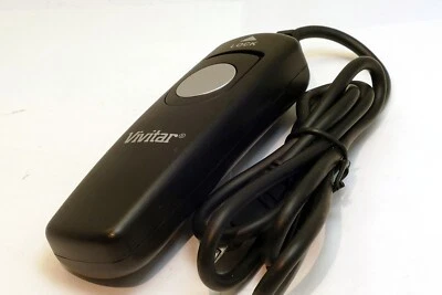 Vivitar VIV-RC-100-D90 Wired Shutter Release Fits Nikon D300  D700 D90 cameras - Image 1 of 4