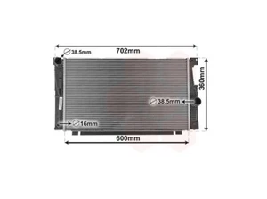 RADIADOR BMW F10 520i - OE: 17117626560 / 17118672012 - NUEVO!!! - Imagen 1 de 2