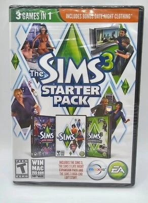 SIMS 3 Start Pack 3 Games In 1 Sims 3 Late Night High-End Loft Stuff - Image 1 of 4
