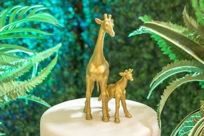 Gold Giraffe Cake Topper  - Image 1 of 2