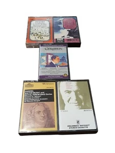 Classical Cassette Lot 5 Tapes Handel Mozart Beethoven Gershwin - Picture 1 of 1