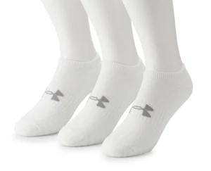 Paquete de 3 calcetines Under Armour para hombre de entrenamiento de algodón rendimiento sin presentación - talla 8-12 - Imagen 1 de 3