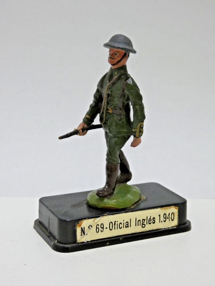 Figurine Collection Alymer Officier Anglais 1940 Metal Soldier - Photo 1/1