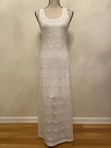 NWOT Karen Kane Crochet Sleeveless Maxi Dress White Xs - Picture 1 of 9