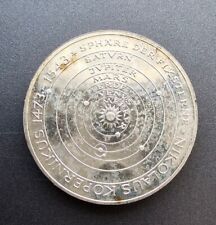 1973-J GERMANY 5 Mark 500th ANNIVERSARY  Silver Coin.