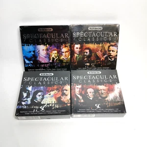 Spectacular Classics Vol 1–4 10-CD Box Sets x4 Sealed Classical Music Lot - Picture 1 of 4