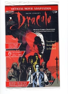 1992 Topps Comics Dracula #1 Polybagged Sealed Promo Card Mike Mignola - Picture 1 of 2
