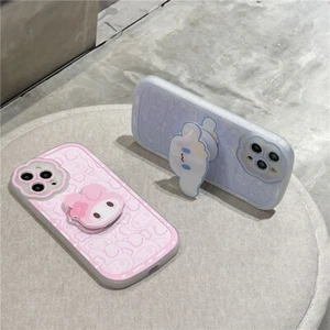 Cinnamoroll & My Melody Phone Case (Stand optional) - Picture 1 of 36