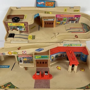 Mattel Hot Wheels Service Center Plegable Sto N Go Juego De Colección - Imagen 1 de 8